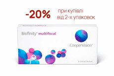 Місячні контактні лінзи Biofinity Multifocal - № 3